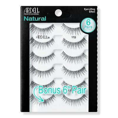 Ardell Natural #110 Black False Eyelashes Multipack