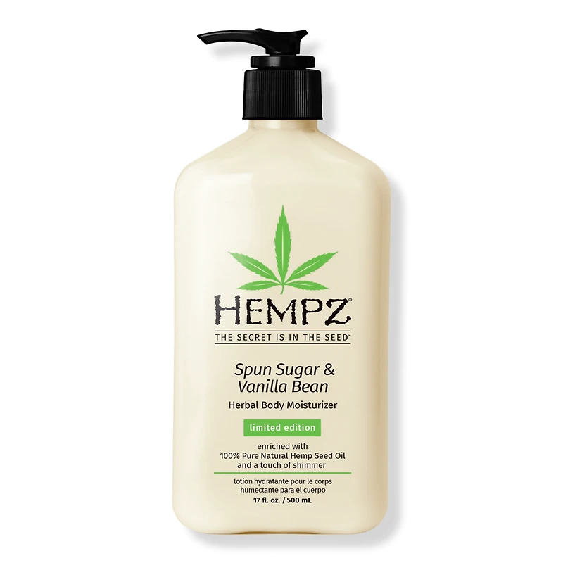 Hempz Spun Sugar & Vanilla Bean Herbal Body Moisturizer - oz