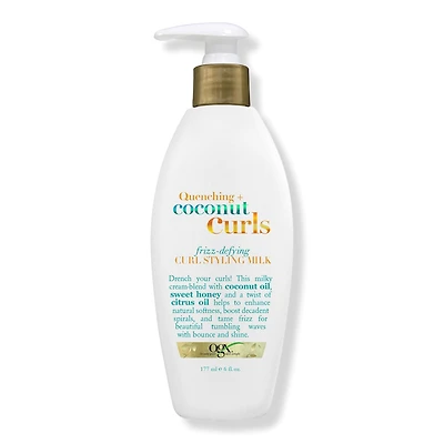 OGX Quenching + Coconut Curls Frizz Defying Curl Styling Milk