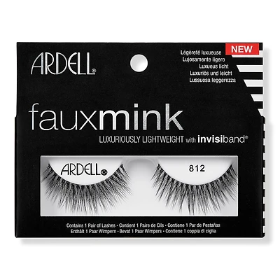 Ardell Faux Mink #812 False Eyelash, Lightweight with Invisiband
