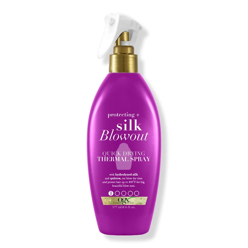OGX Protecting + Silky Blowout Quick Drying Thermal Spray