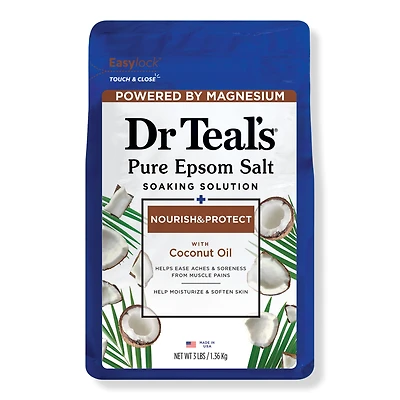 Dr Teal's Pure Epsom Salt Soaking Solution with Coconut Oil