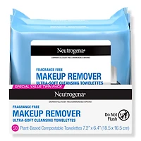 Neutrogena Makeup Remover Cleansing Towelettes Fragrance Free - ct