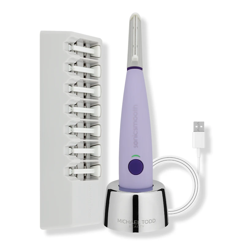 Michael Todd Beauty Sonicsmooth Sonic Dermaplaning Exfoliation & Peach Fuzz Removal System