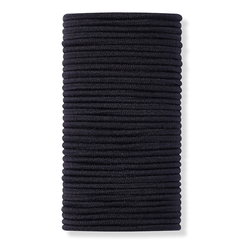 Scunci Assorted Colors No-Damage Elastics - Black