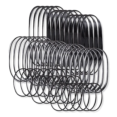 Kitsch Black No-Snag Elastics