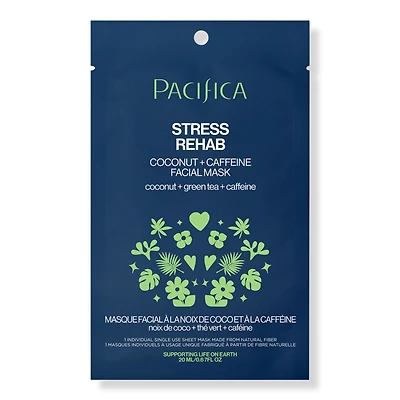 Pacifica Stress Rehab Coconut & Caffeine Facial Mask