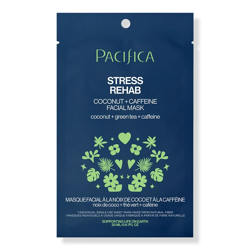 Pacifica Stress Rehab Coconut & Caffeine Facial Mask