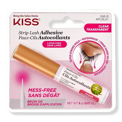 Kiss Strip Lash Brush On Adhesive - Clear