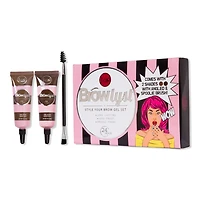 J.Cat Beauty Browlyst Brow Gel Set Brown