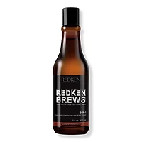Redken Brews 3-In-1 Shampoo, Conditioner and Body Wash - 10.0 oz