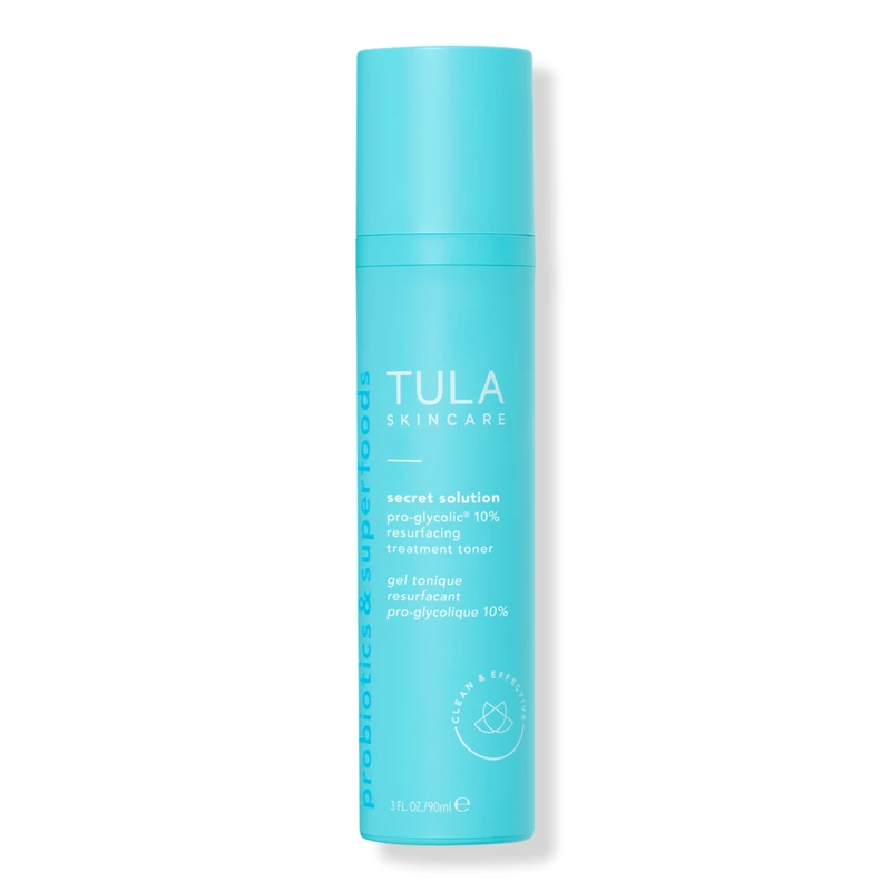 TULA Secret Solution Pro-Glycolic 10% Resurfacing Toner - oz
