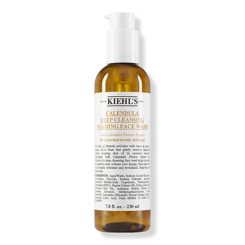 Kiehl's Since 1851 Calendula Deep Cleansing Foaming Face Wash - oz