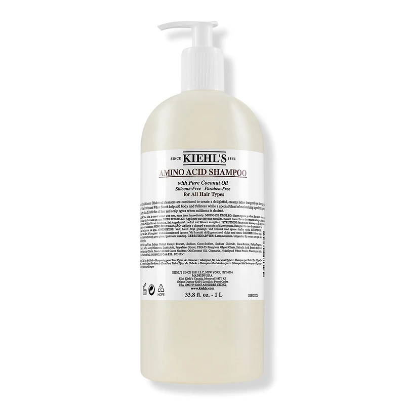 Kiehl's Since 1851 Amino Acid Shampoo with Pure Coconut Oil - 33.8 oz