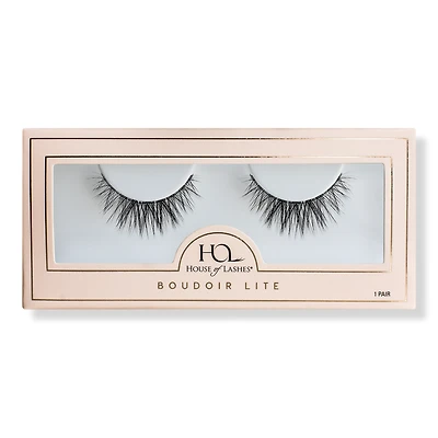 House of Lashes Boudoir Lite Natural Volume Faux Mink Fibers False Eyelashes
