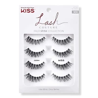 Kiss Lash Couture Faux Mink, Jubilee Multipack