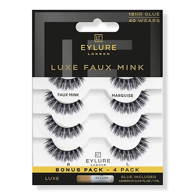 Eylure Luxe Silk Marquise Eyelashes Multipack