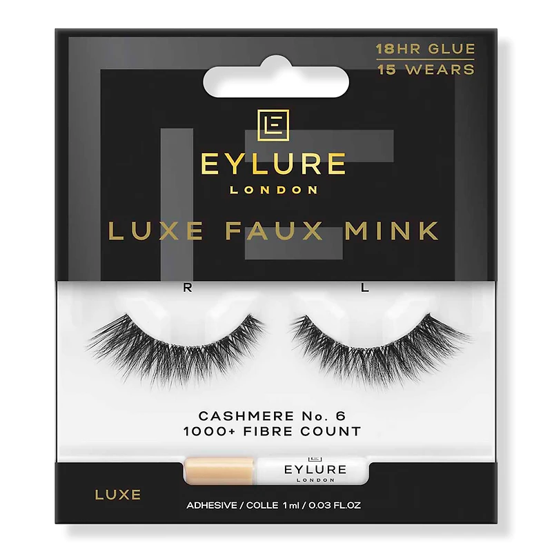 Eylure Luxe Cashmere Eyelashes, No. 6