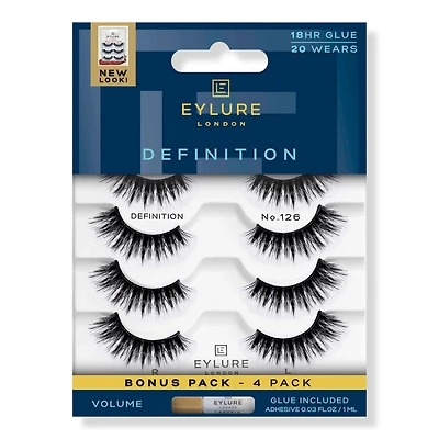 Eylure Definition No. 126 Eyelashes Multipack