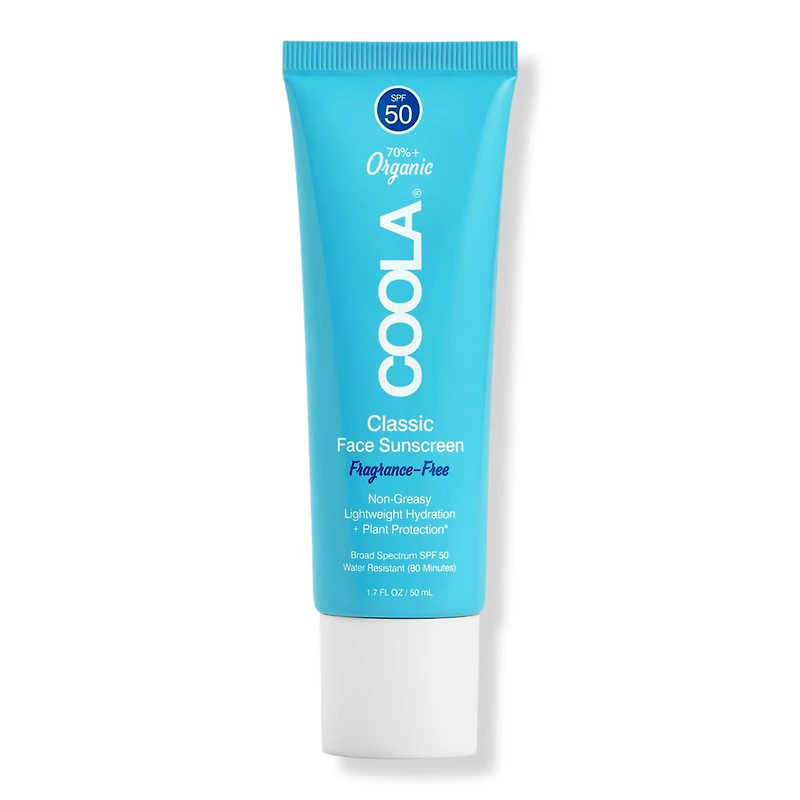 COOLA Organic Classic Face Sunscreen SPF 50 - Fragrance-Free