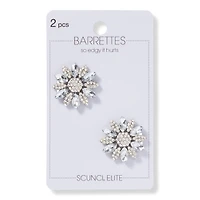 Scunci Crystal Stone Barrette Set