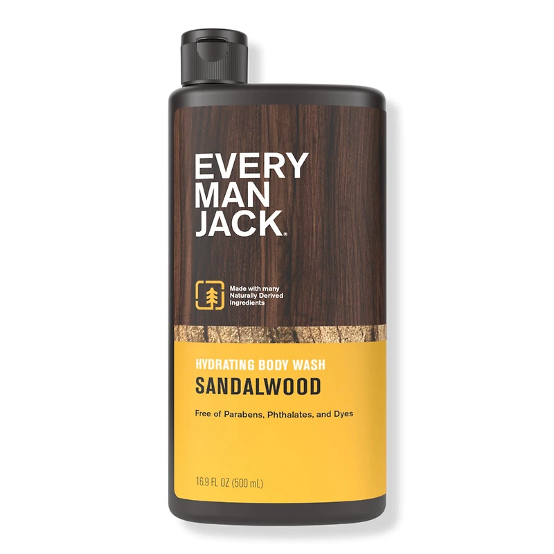 Every Man Jack Sandalwood Men's Hydrating Body Wash