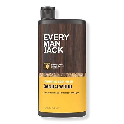 Every Man Jack Sandalwood Men's Hydrating Body Wash