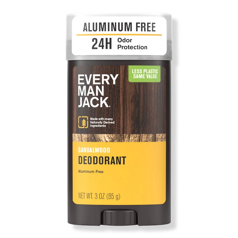 Every Man Jack Sandalwood Men's Long-Lasting Deodorant