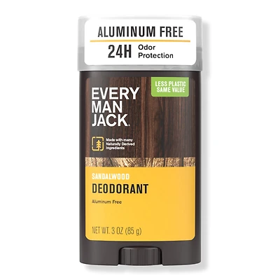 Every Man Jack Sandalwood Men's Long-Lasting Deodorant