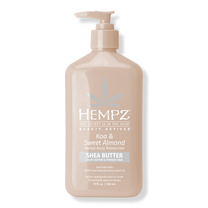 Hempz Koa & Sweet Almond Body Moisturizer With Shea Butter - oz
