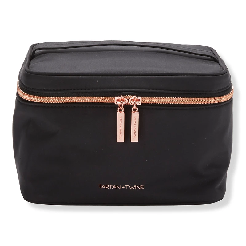 Tartan + Twine Basics Black Train Case