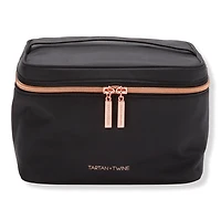 Tartan + Twine Basics Black Train Case
