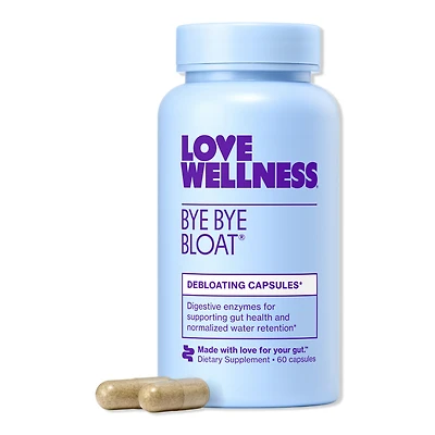 Love Wellness Bye Bye Bloat: Debloating Capsules - 60 ct