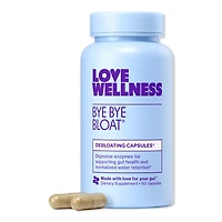 Love Wellness Bye Bye Bloat: Debloating Capsules - 60 ct