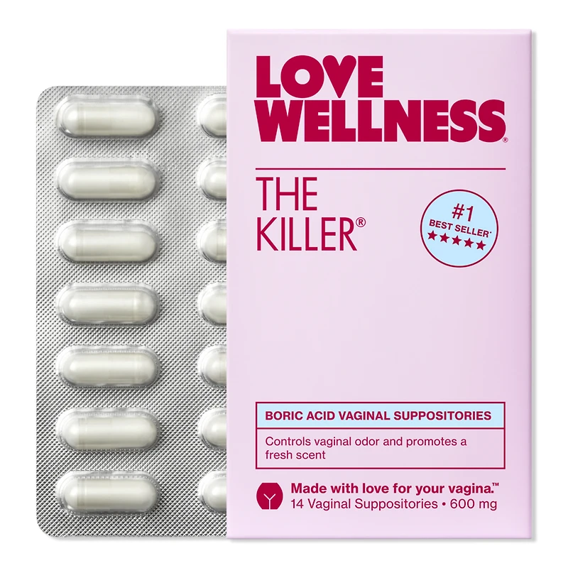 Love Wellness The Killer: Boric Acid Vaginal Suppositories