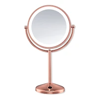 Conair Rose Gold Vanity LED Double-Sided 1X/10X Magnification Mirror - Rose Gold
