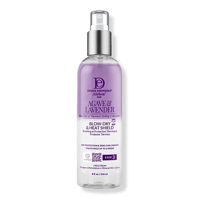 Design Essentials Agave & Lavender Blow-Dry & Style Primer - Lavender