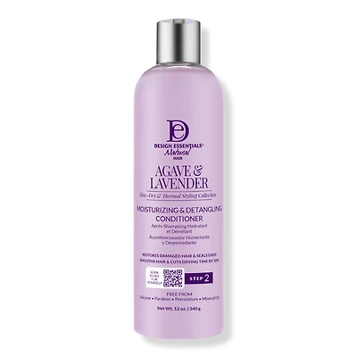 Design Essentials Agave & Lavender Moisturizing & Detangling Conditioner - Lavender