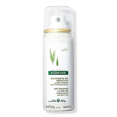 Klorane Travel Size Ultra-Gentle Dry Shampoo with Oat Milk