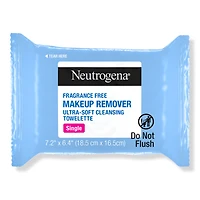 Neutrogena Makeup Remover Cleansing Towelettes, Fragrance Free Singles