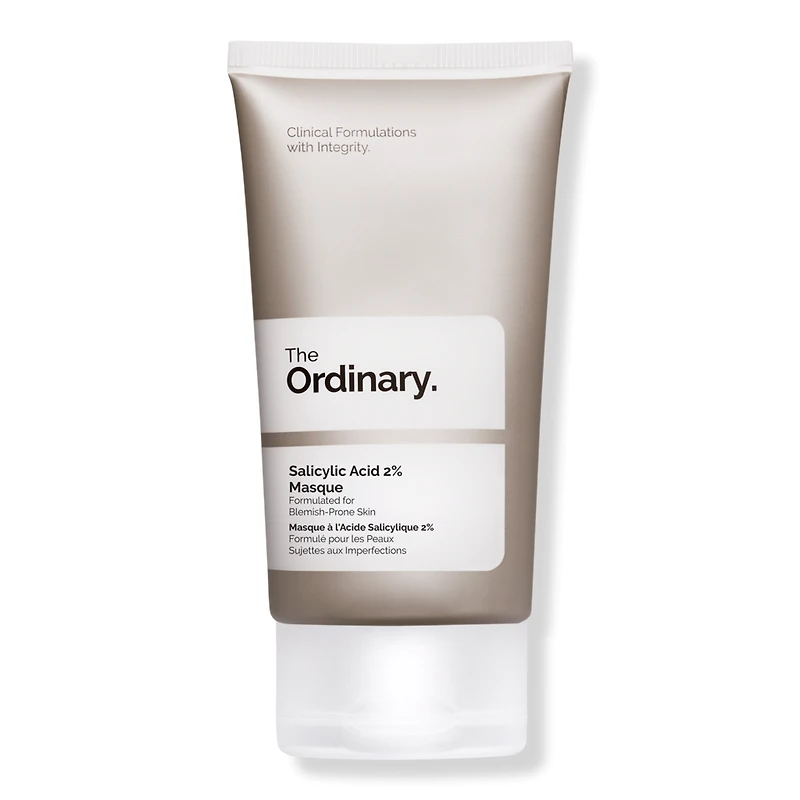 The Ordinary Salicylic Acid 2% Masque Clarifying Charcoal & Clay Mask for Blemish Prone Skin