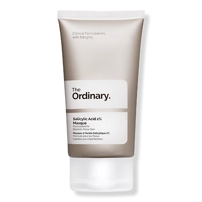 The Ordinary Salicylic Acid 2% Masque Clarifying Charcoal & Clay Mask for Blemish Prone Skin