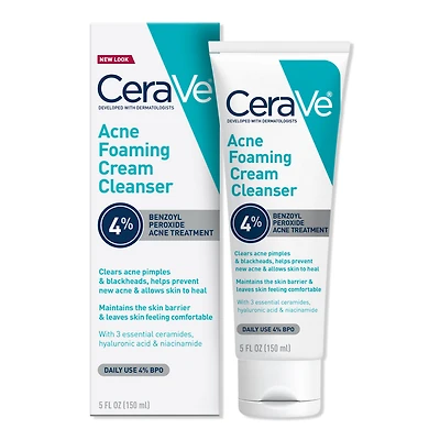 CeraVe Acne Foaming Cream Cleanser