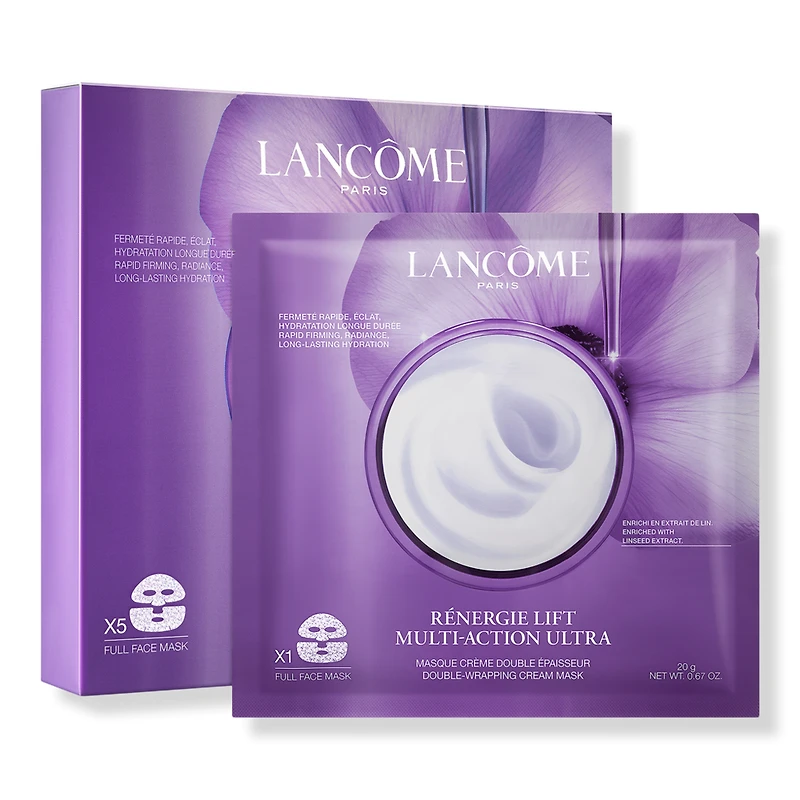 Lancome Renergie Lift Multi-Action Ultra Double-Wrapping Cream Face Mask - 5 ct