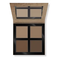 Essence Sun Club Matt Bronzing Powder Palette - Better Than Vacation Tan (Light neutral brown matte, Light warm golden matte , Medium warm brown matte, Dark warm brown matte)