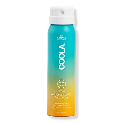COOLA Travel Size Pina Colada Classic Body Organic Sunscreen Spray SPF 30