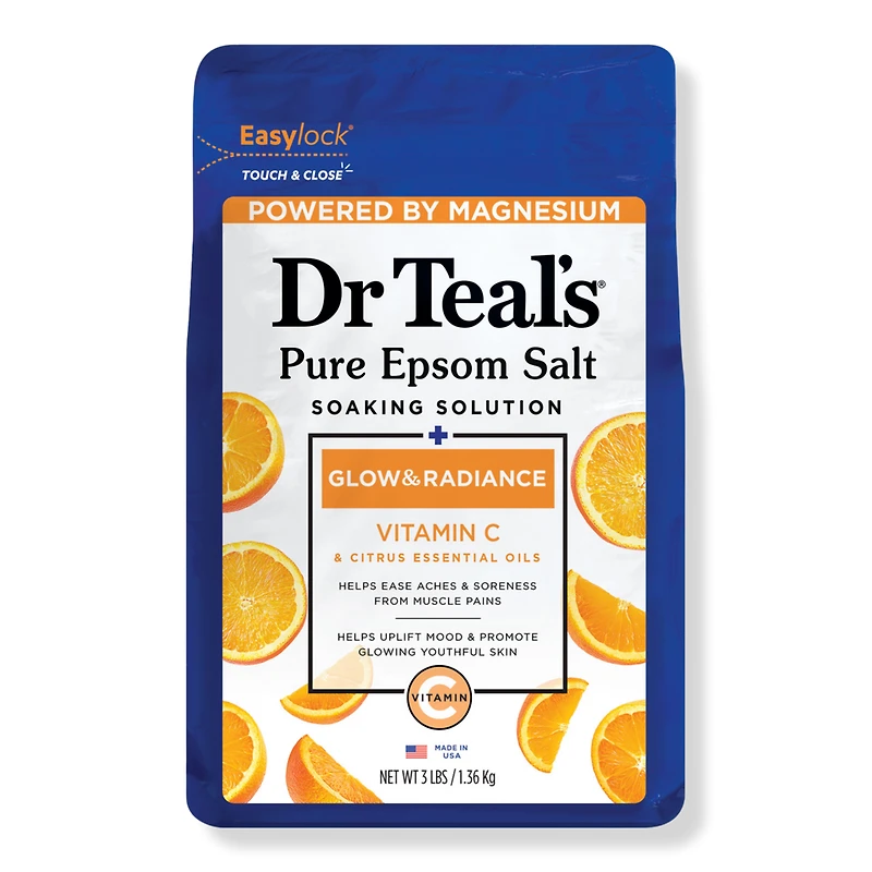 Dr Teal's Glow & Radiance Pure Epsom Salt