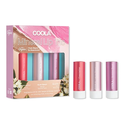 COOLA Zinc Oxide Liplux Sunscreen Trio