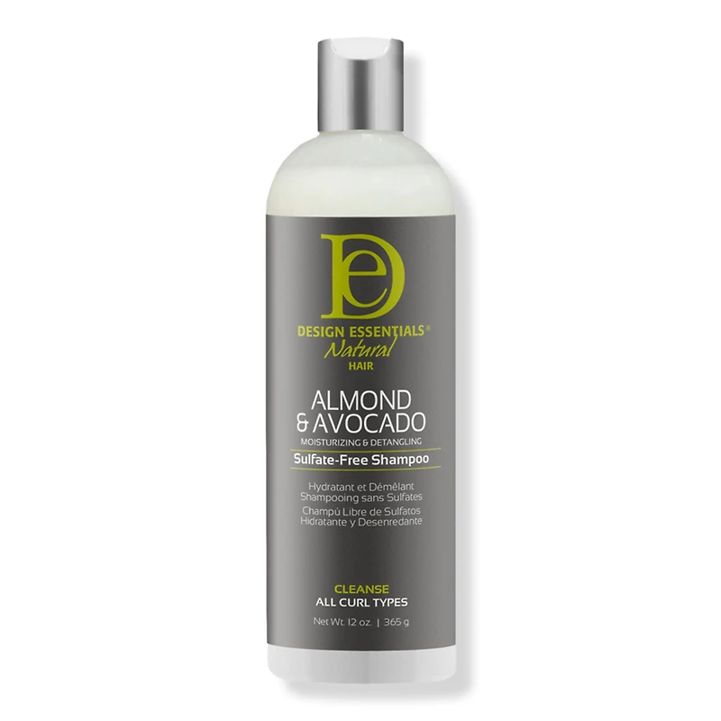 Design Essentials Almond & Avocado Moisturizing Detangling Sulfate-Free Shampoo - oz
