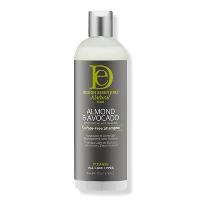 Design Essentials Almond & Avocado Moisturizing Detangling Sulfate-Free Shampoo - oz